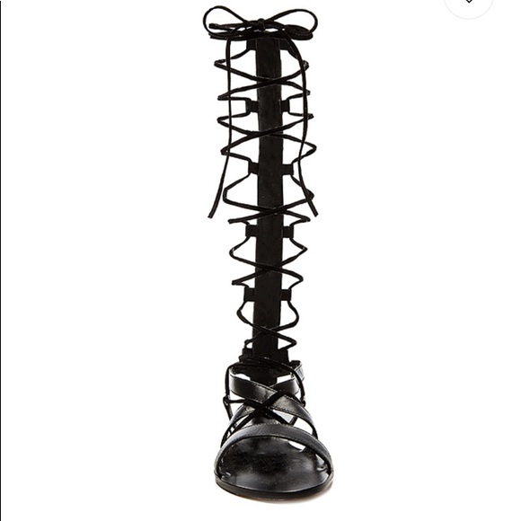 RAYE Shea Gladiator Sandals in Black, size 38.5 - Picture 6 of 7